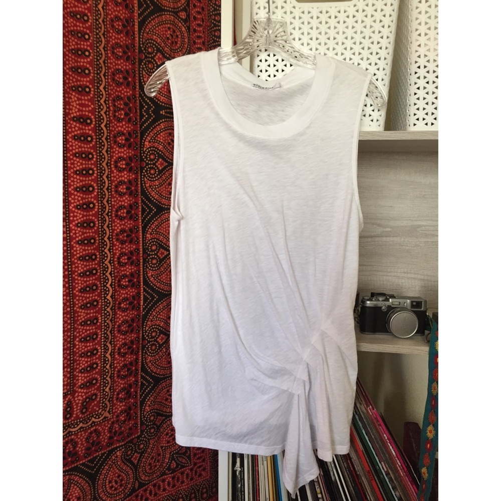 Stateside Knit Muscle Tank w/ Pintucks